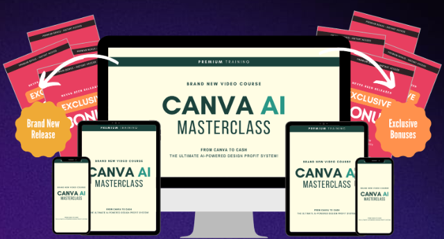Canva AI Masterclass PLR Review – $10,776,749 Bonuses, Coupon Code, OTO ...